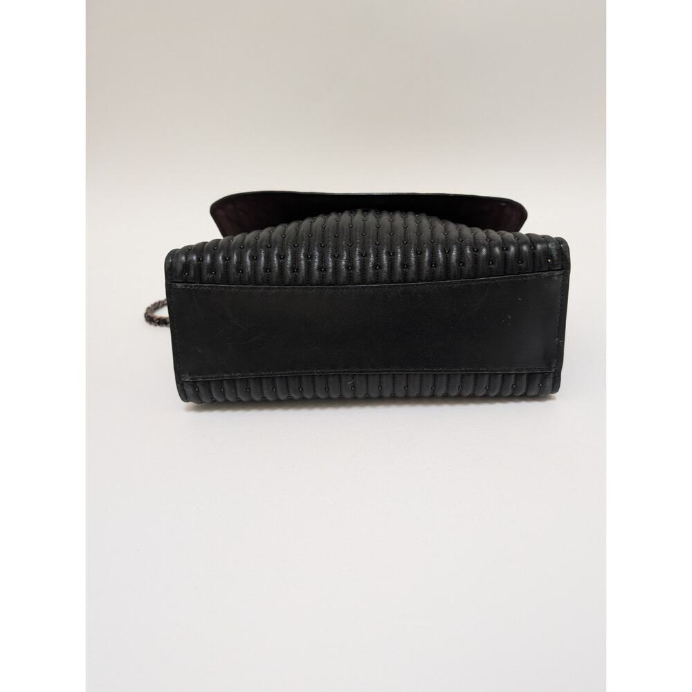 COACH Parker Quilted Black Shoulder Bag with Chain Strap - Picture 8 of 16